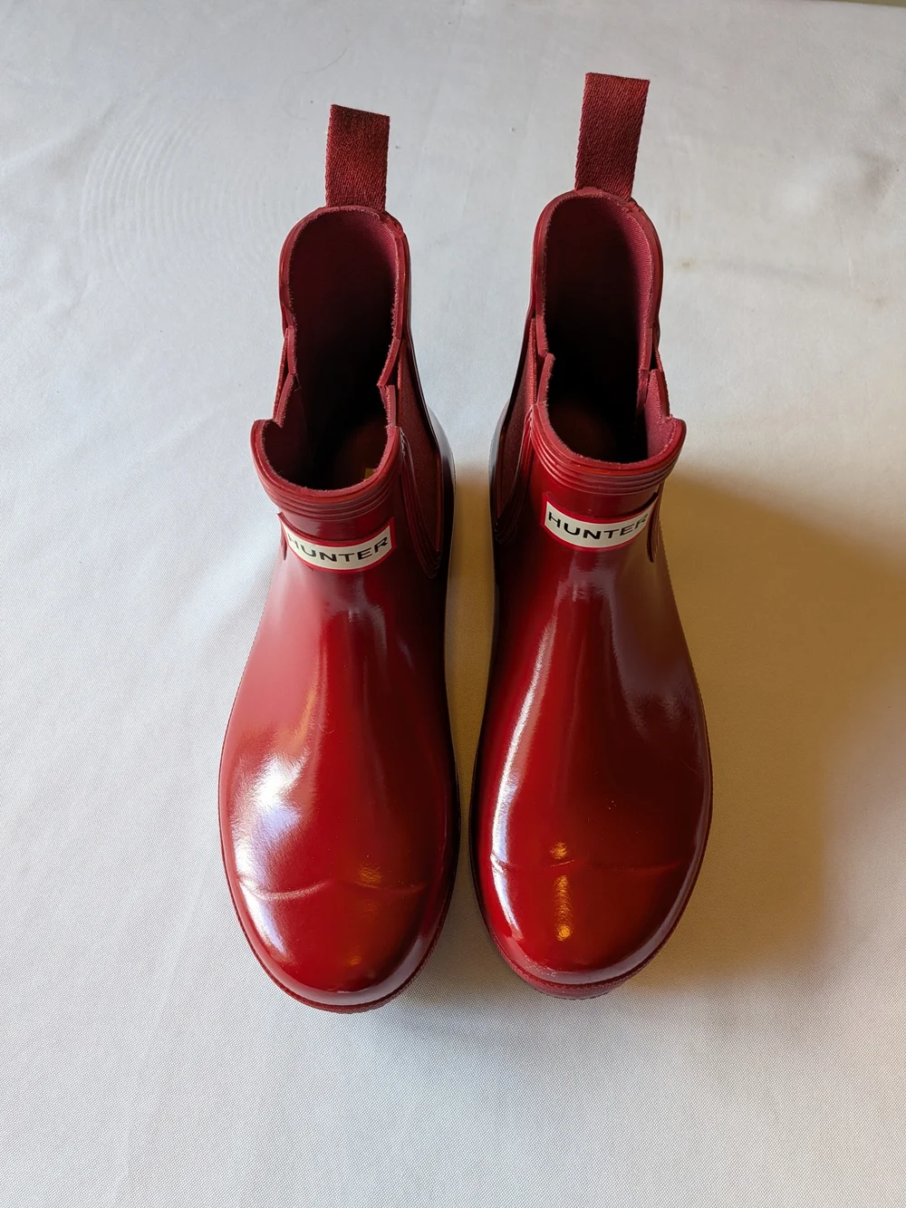 Hunter Short Gloss Rain Boots - Red